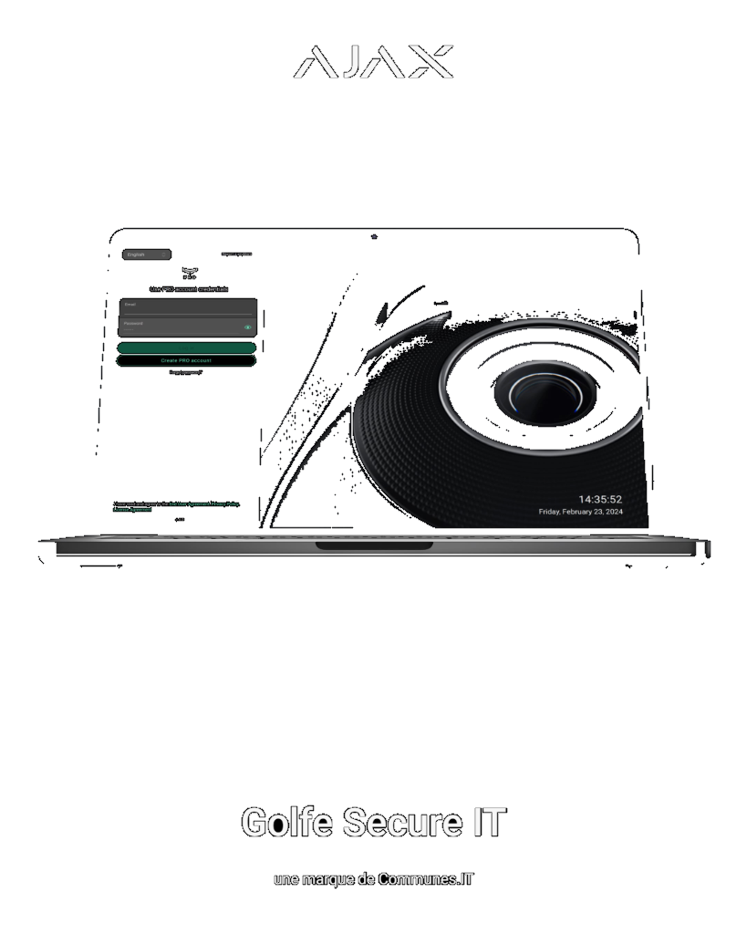 Application de contrôle AJAX Systems sur PC et Smartphone